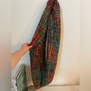 Rainbow infinity scarf